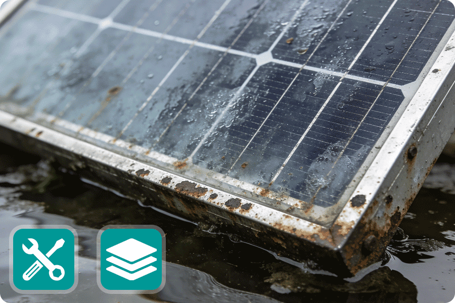 il rischio dei moduli fotovoltaici dipende dalla manutenzione o dalla struttura del modulo?