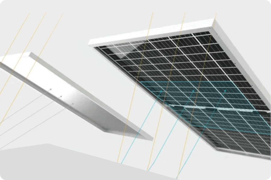 Die drei gängigen Bauformen bifazialer Solarmodule unterscheiden sich in ihren mechanischen Eigenschaften und der rückseitigen Einstrahlungsfähigkeit und müssen abhängig von den jeweiligen Systembedingungen bewertet werden.