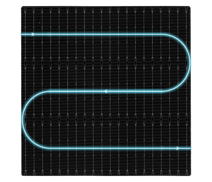 Eine neue Weiterentwicklung der TOPCon-PV-Module ist die 1/3-Cut-Technologie, die den Betriebsstrom reduziert, die Temperatur um bis zu 40 % senkt und die Ausgangsleistung um rund 7 % steigert.