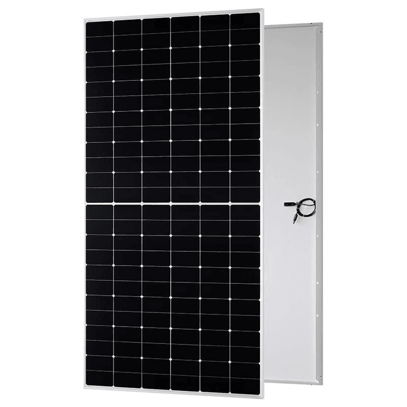Pannello Solare IBC da 560W a 600W con Cornice Argento