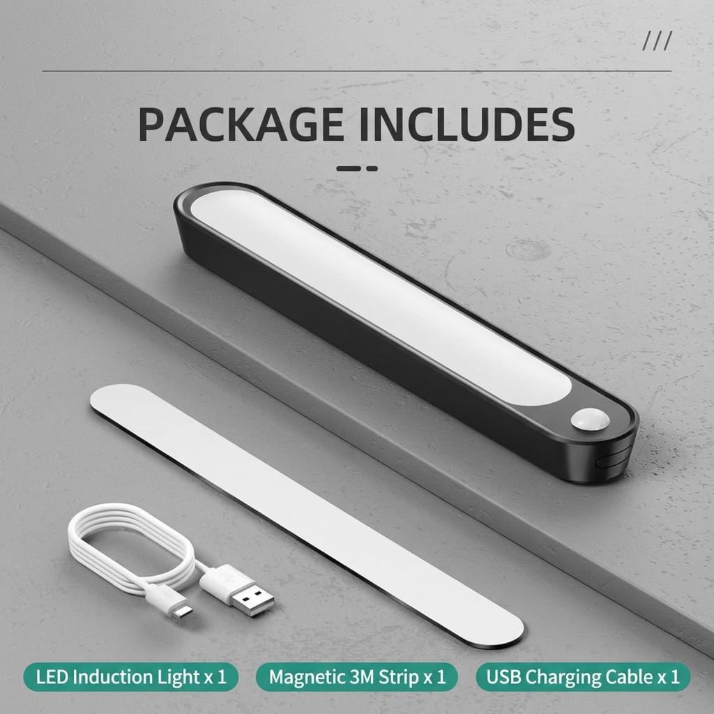 Smart Motion-Sensing Car Trunk LED Light | Wireless Rechargeable Induction Reading Lamp