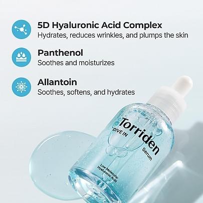 Suero de ácido hialurónico de baja molécula Dive-In 50ml