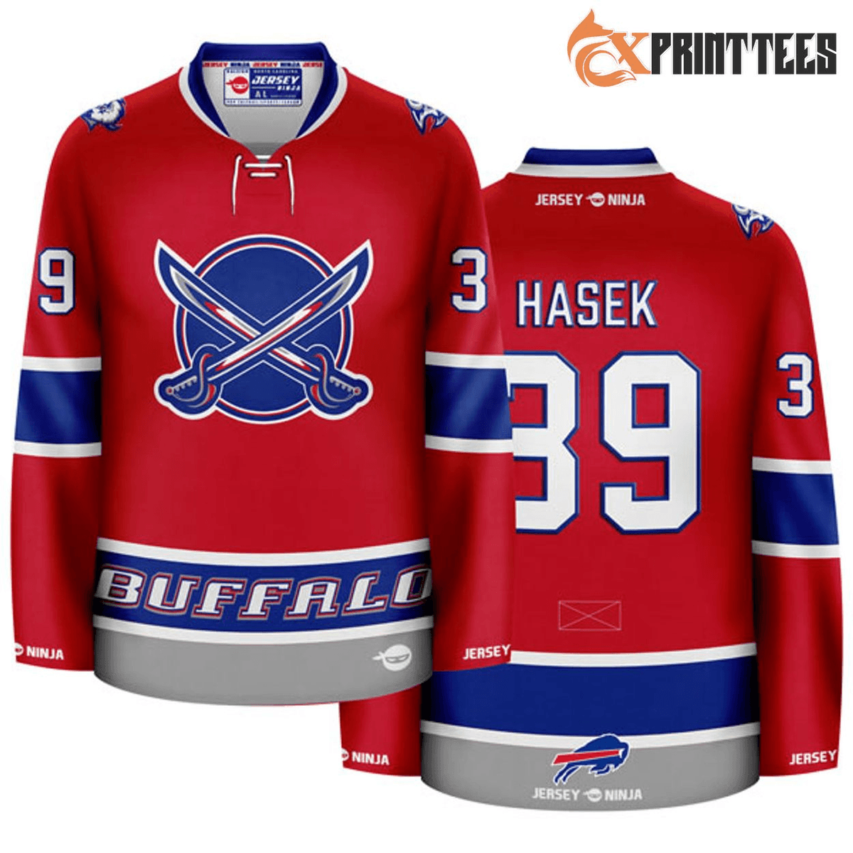 Buffalo Bills x Buffalo Sabres 2000 Throwback Dominik H...