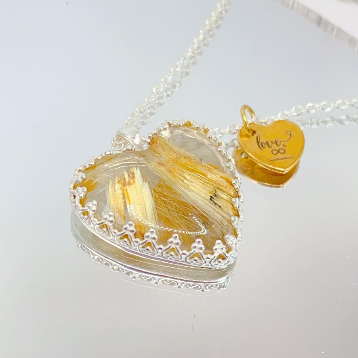 鈦晶Rutilated Quartz-蕾絲精工系列