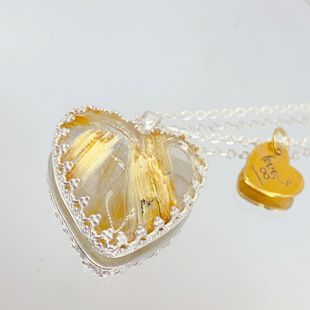 鈦晶Rutilated Quartz-蕾絲精工系列