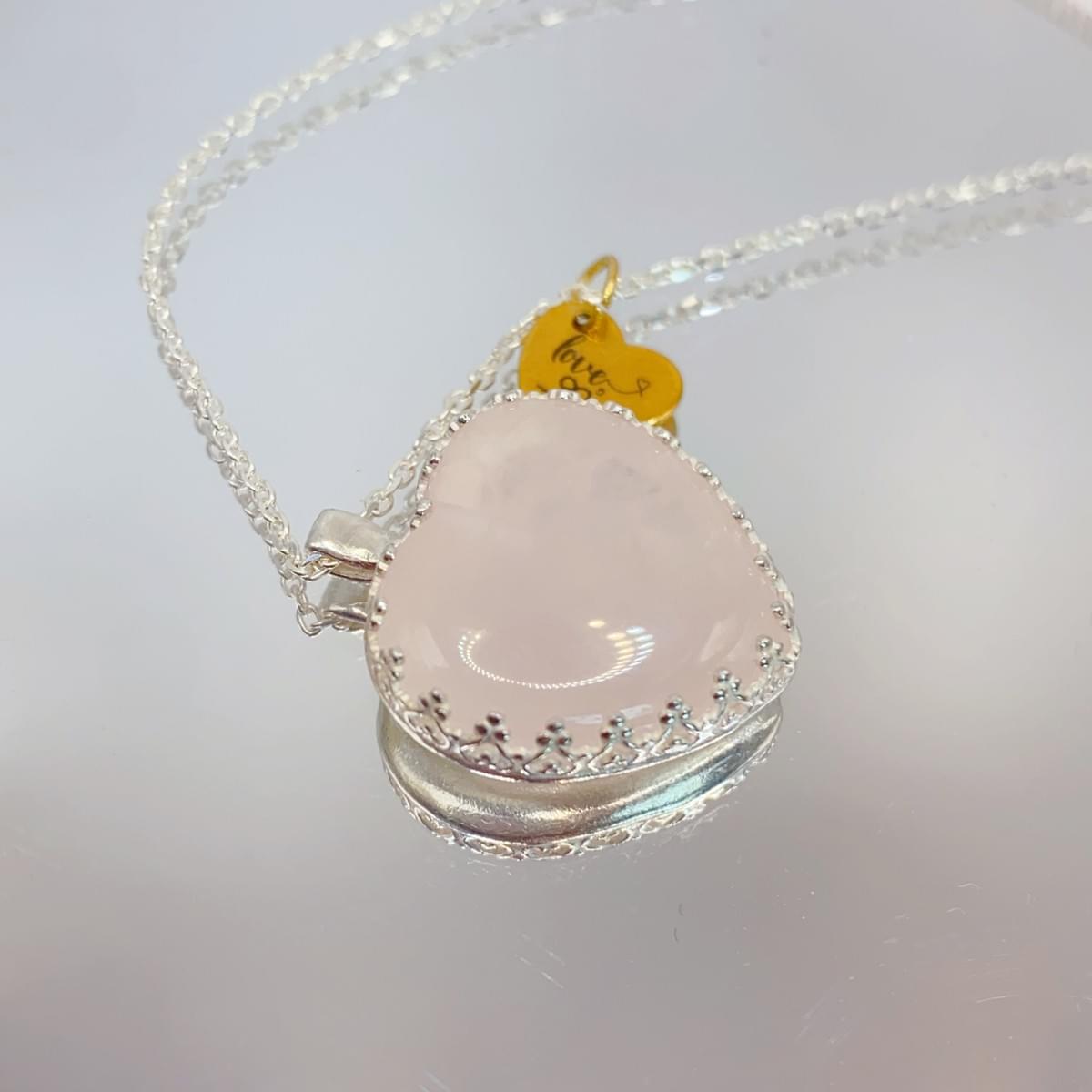 澄澈的愛-粉水晶-蕾絲金工系列
