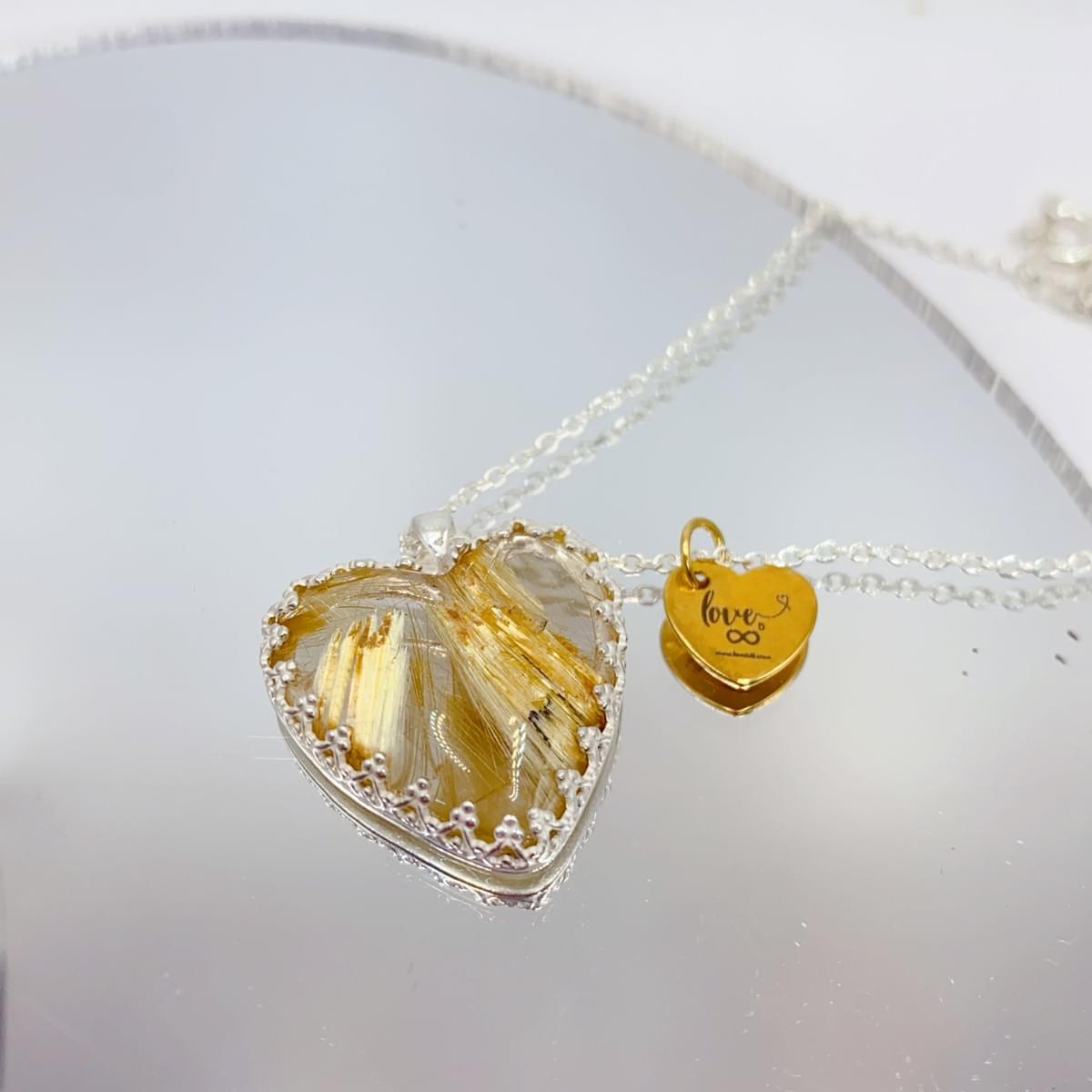 鈦晶Rutilated Quartz-蕾絲精工系列