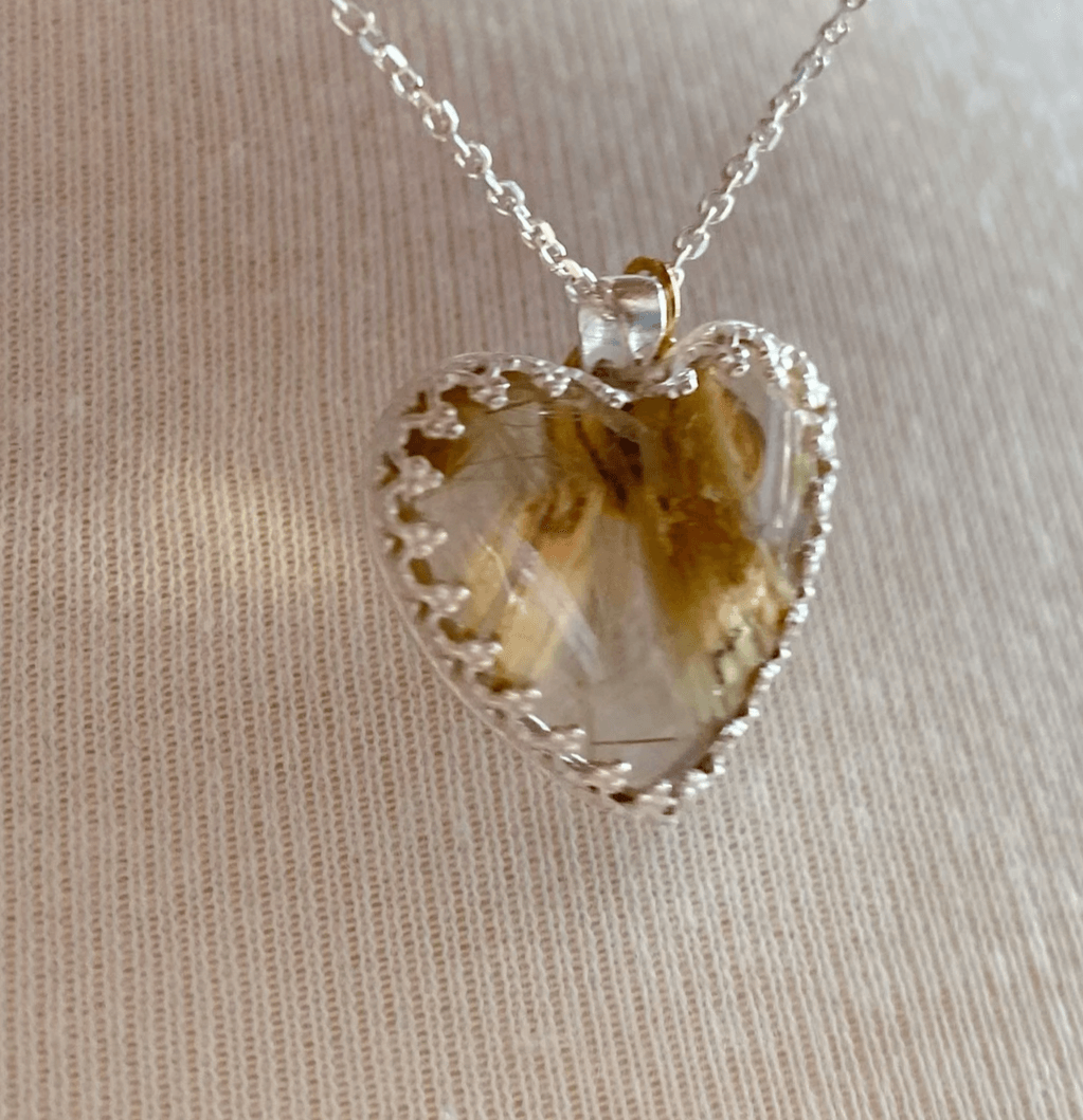 鈦晶Rutilated Quartz-蕾絲精工系列