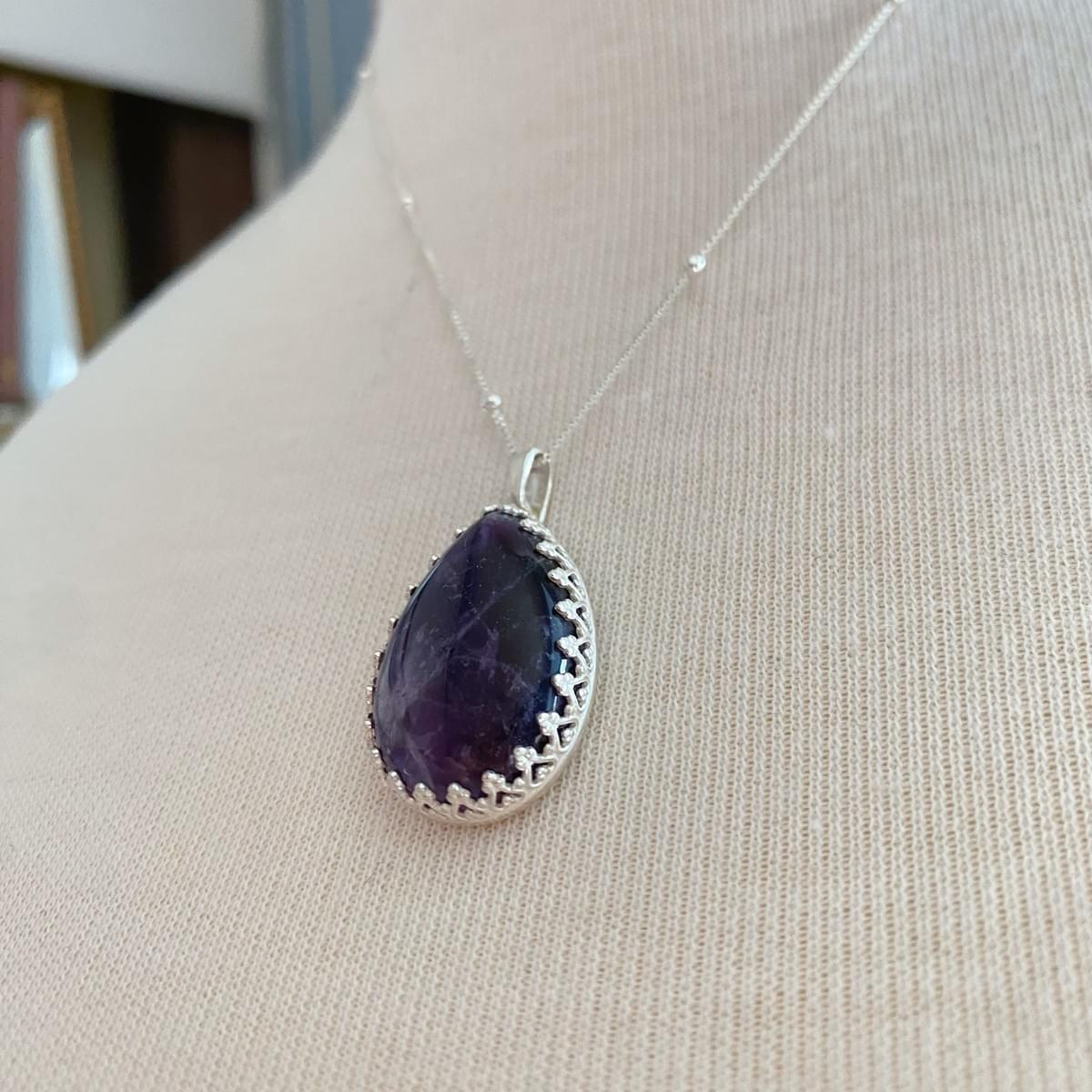 智慧-紫水晶AMETHYST-蕾絲金工系列