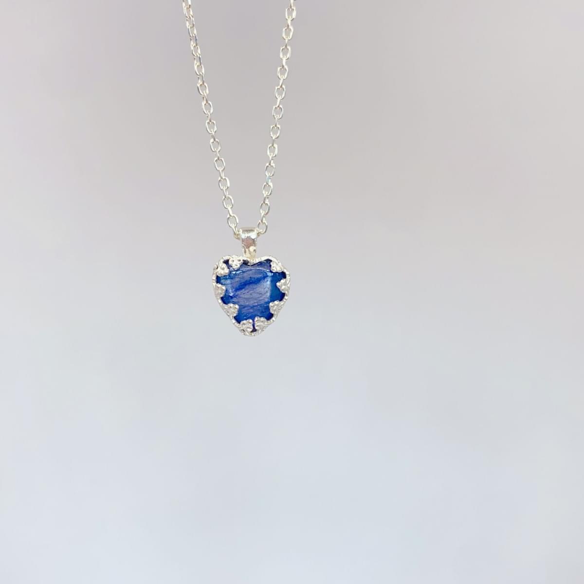 表達的愛-藍晶石(小)Kyanite-蕾絲金工系列