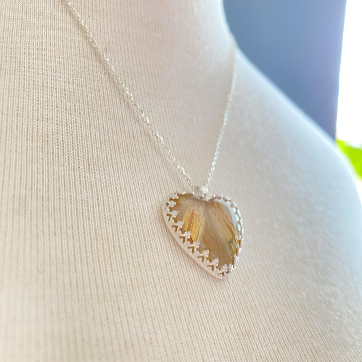 鈦晶Rutilated Quartz-蕾絲精工系列