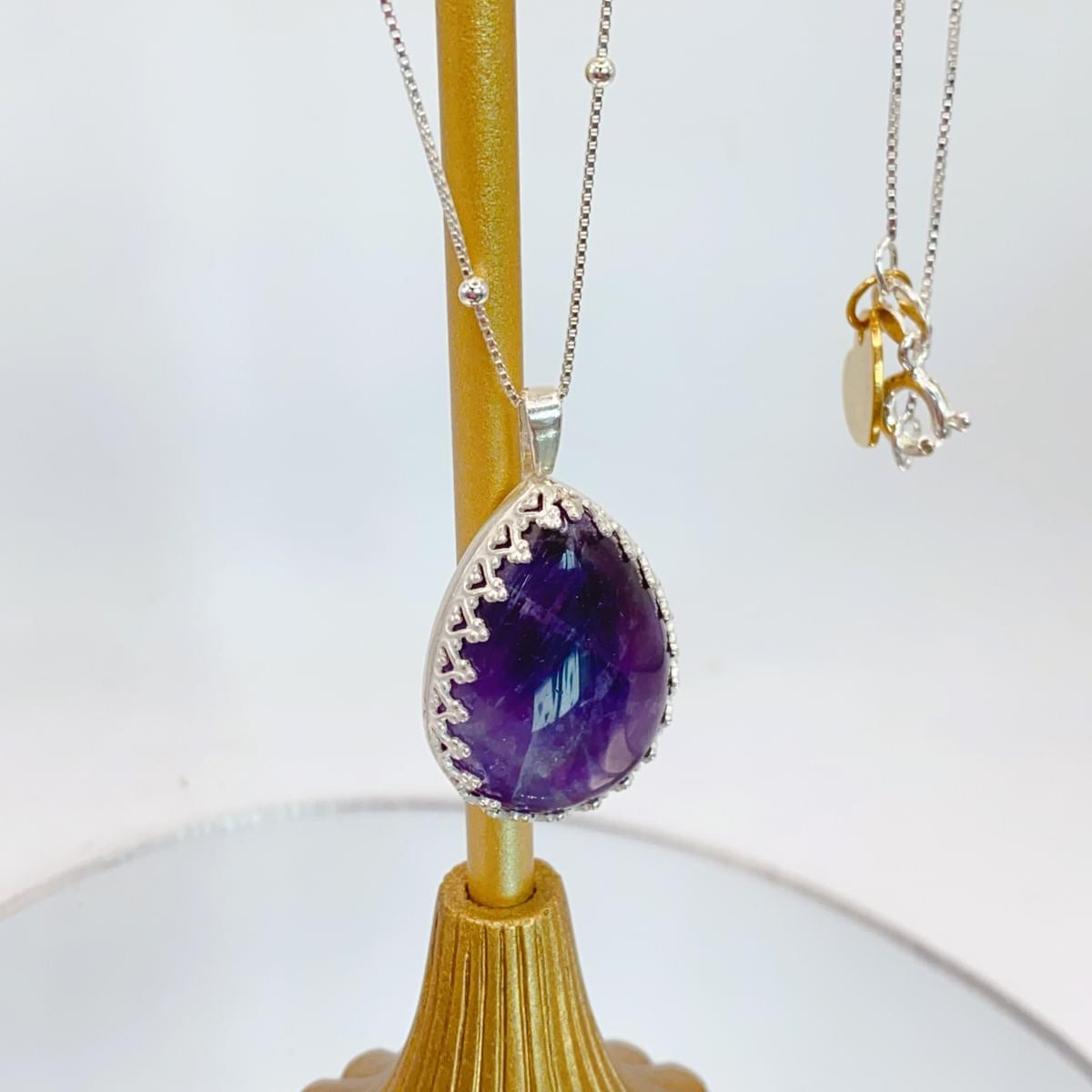 智慧-紫水晶AMETHYST-蕾絲金工系列