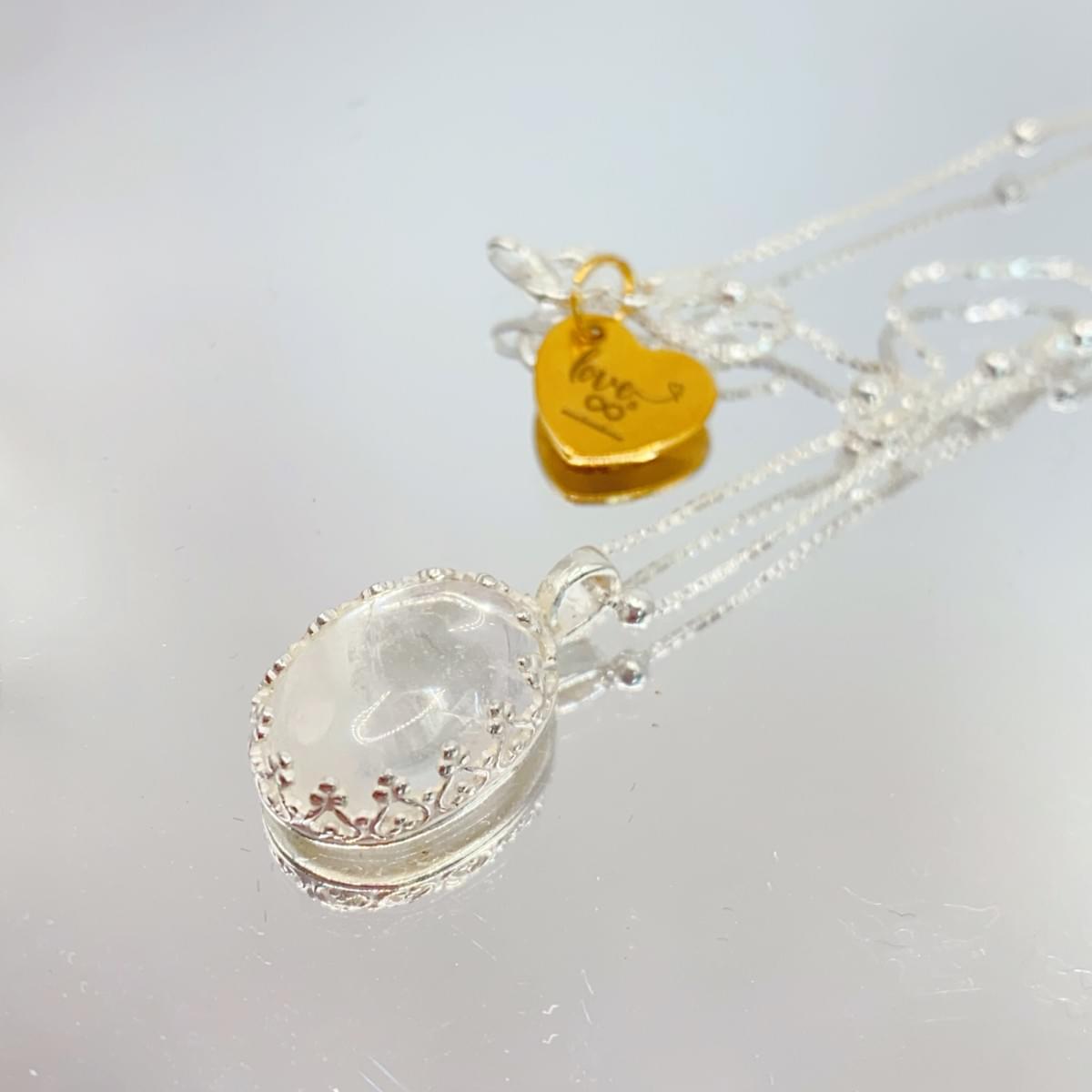 所有-白水晶CLEAR QUARTZ-蕾絲金工系列