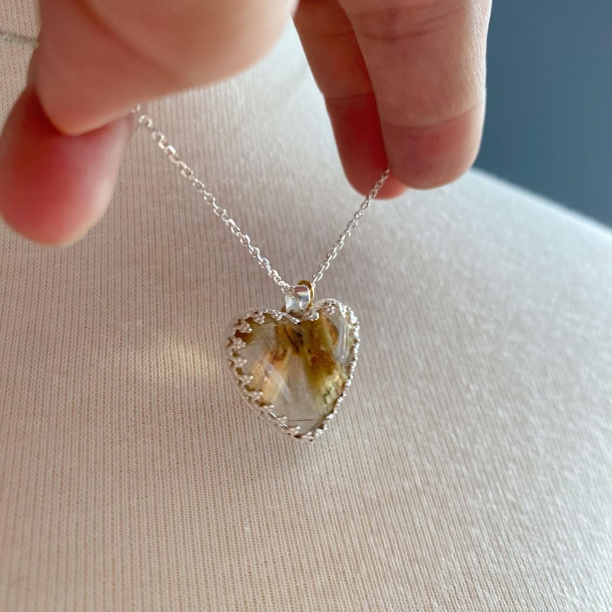鈦晶Rutilated Quartz-蕾絲精工系列