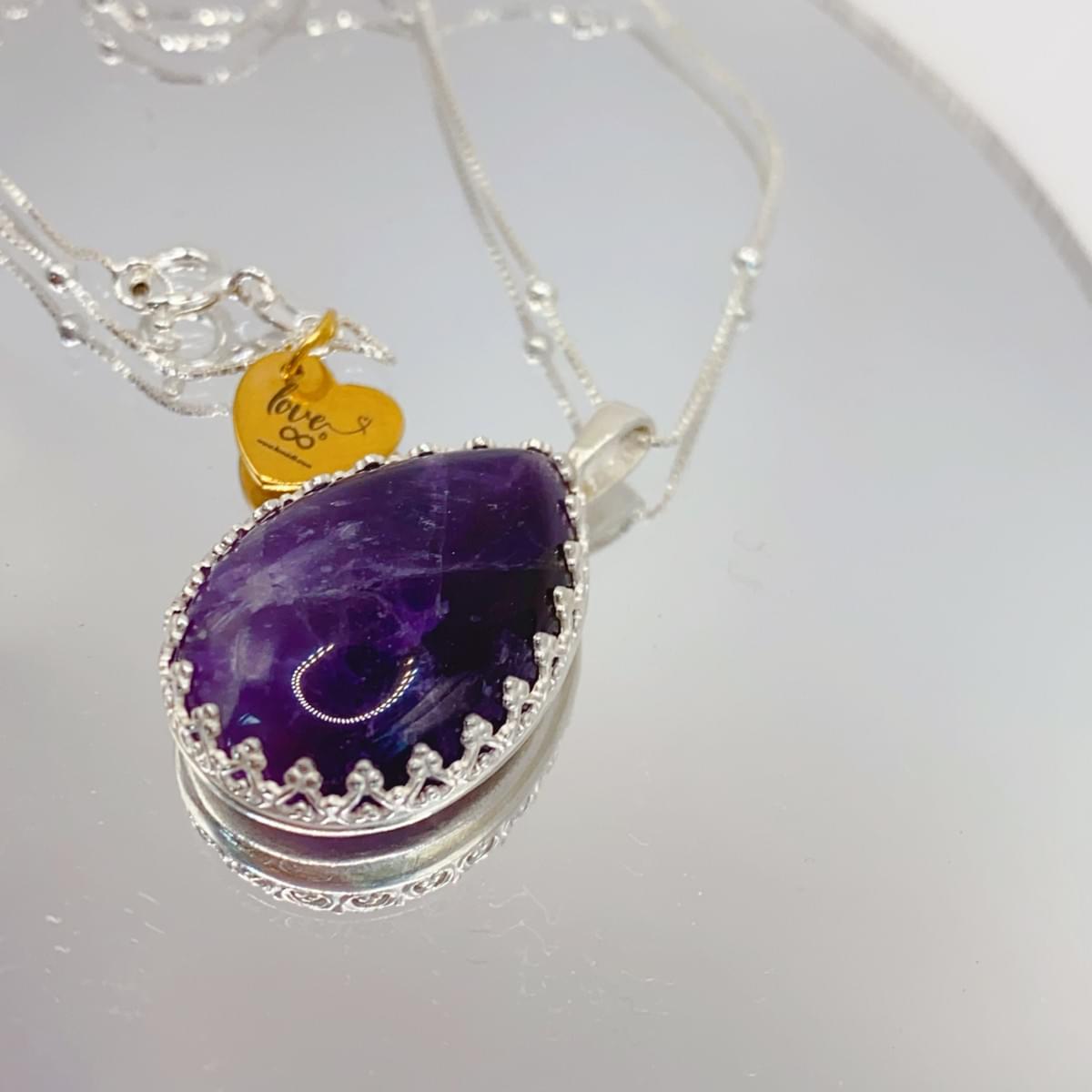智慧-紫水晶AMETHYST-蕾絲金工系列