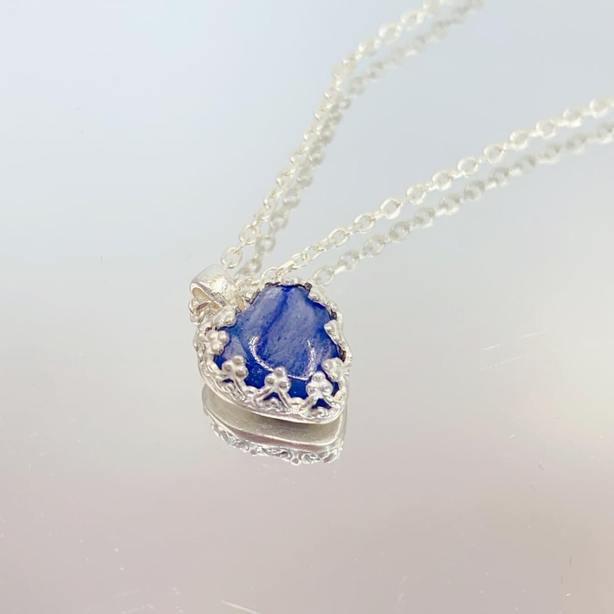 表達的愛-藍晶石(小)Kyanite-蕾絲金工系列