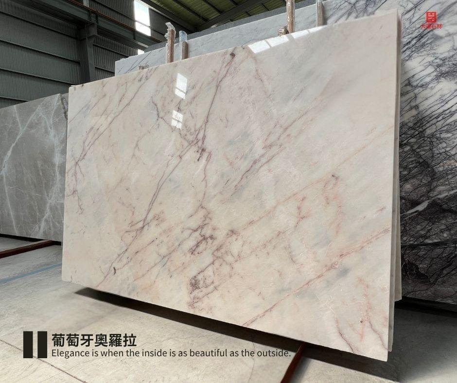葡萄牙奧羅拉大理石照片｜高雄大運石材