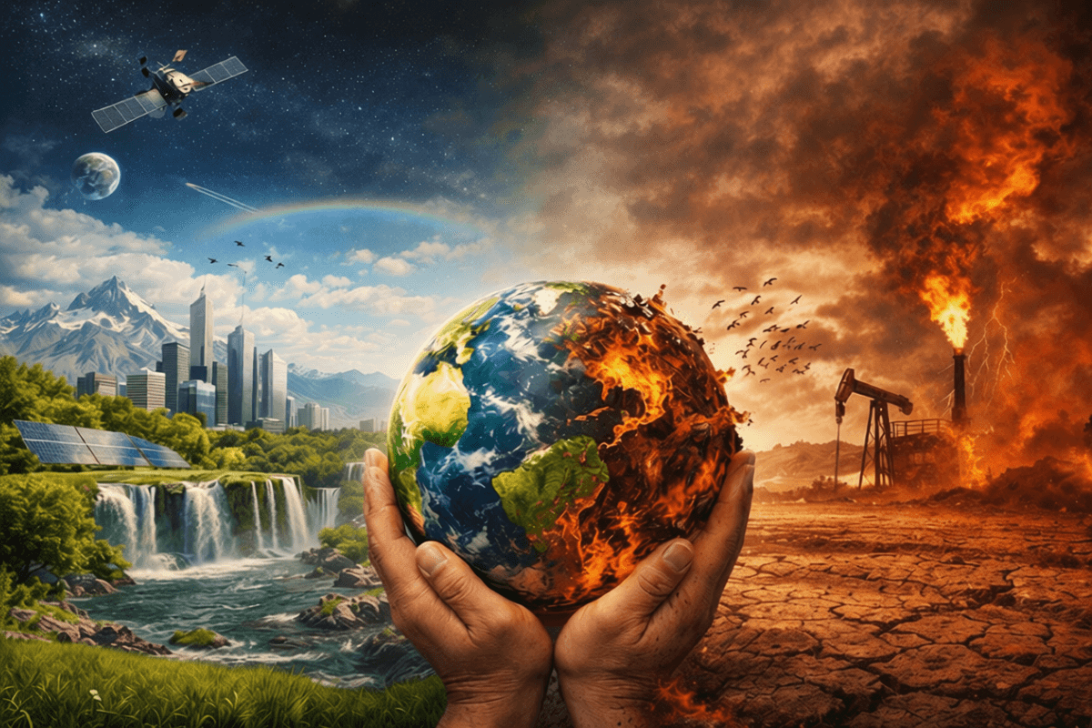 An illustration of the future