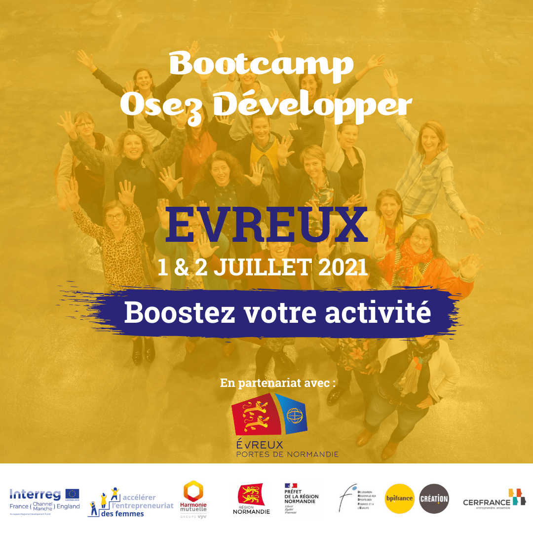 BootCamp Evreux novembre 2020 Entrepreneures Normandie
