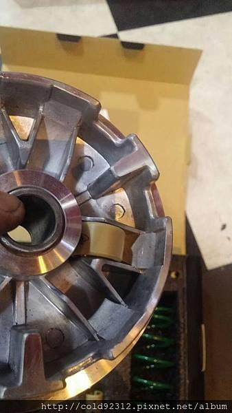 珠子、滑塊、傳動、壓板、旋轉、變速、離心力、普利、勁戰、BWS、TCN、炸彈鯊魚、改裝傳動