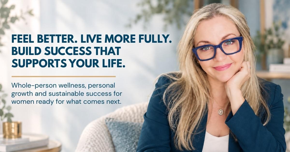 Fredricka Davis helping women improve their well-being, live more fully and build sustainable success.