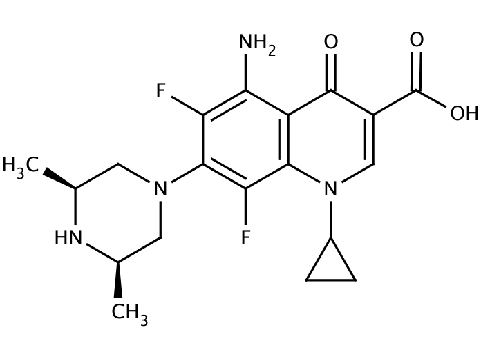ChemSourcePro Chemical Structure for Sparfloxacin (110871-86-8)