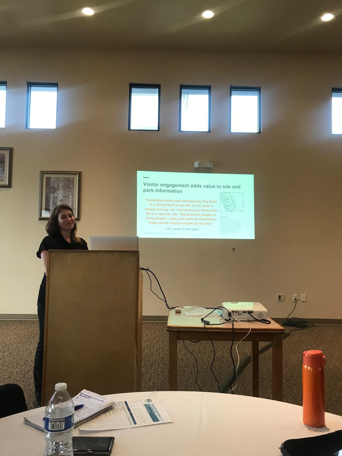 I present the findings of a usability study at the Oregon Parks and Recreation core team conference 