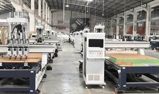 CNC cutting machine workshop