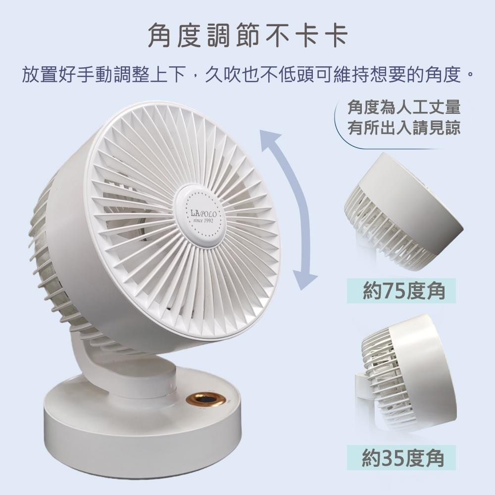 LAPOLO-7吋擺頭風扇-LA-S7230