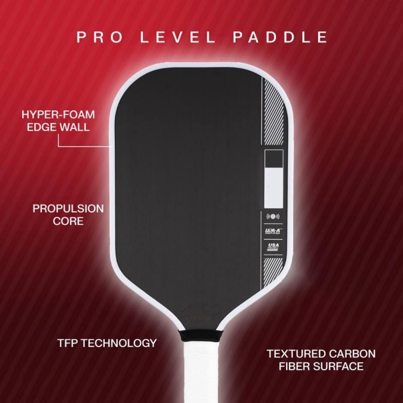 TPU SPORTS GEN4 Carbon Fiber Pickleball Paddle W/ Custom EVA Foam PP Core Thermoformed Toray T700