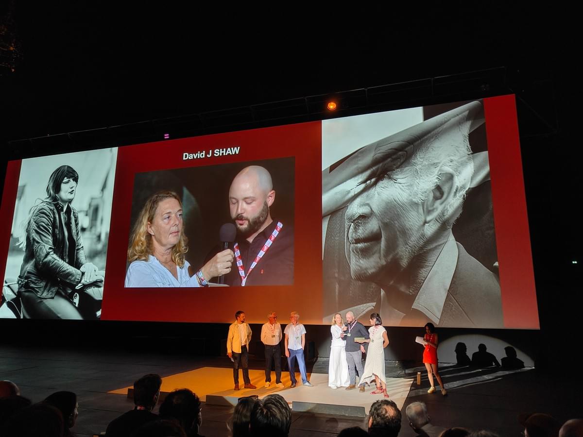 Remise du prix ANI-PixTrakk 2025 à Visa pour l'Image - Photographie © Elsa Bizet