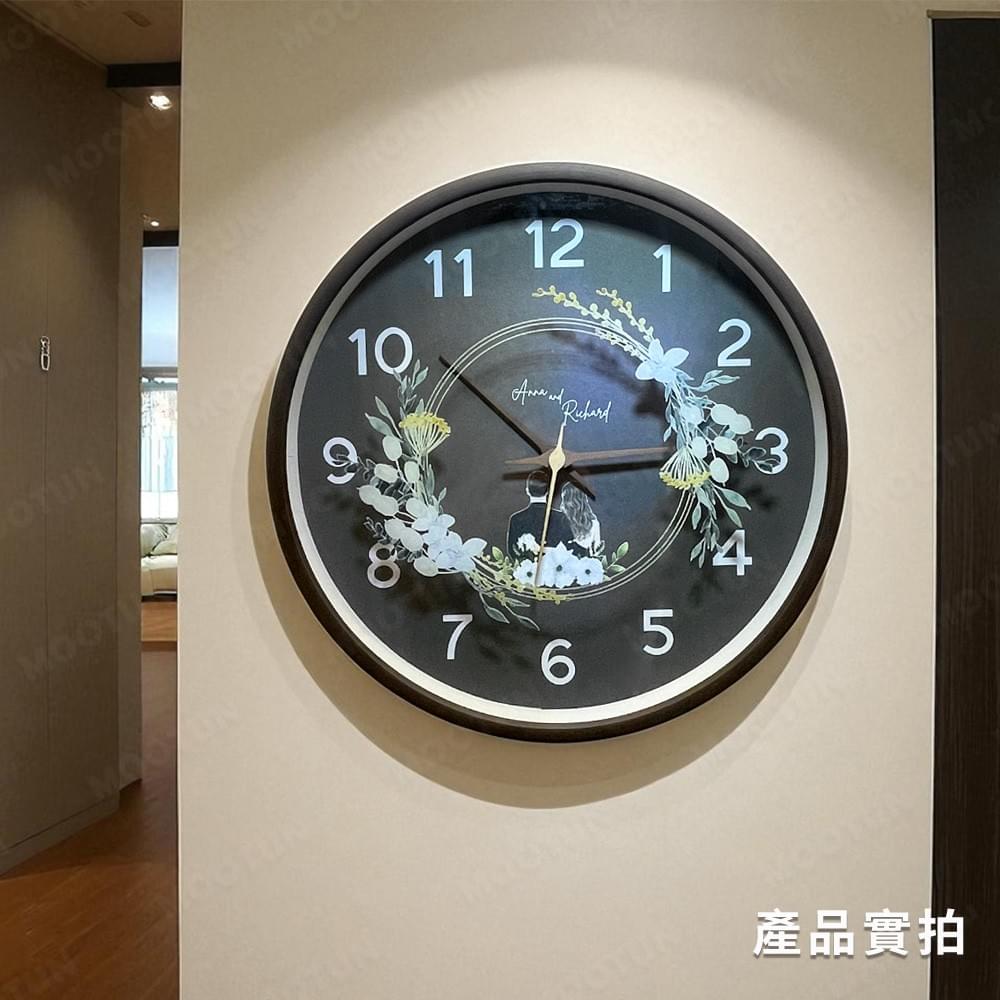 北歐風時尚靜音掛鐘
