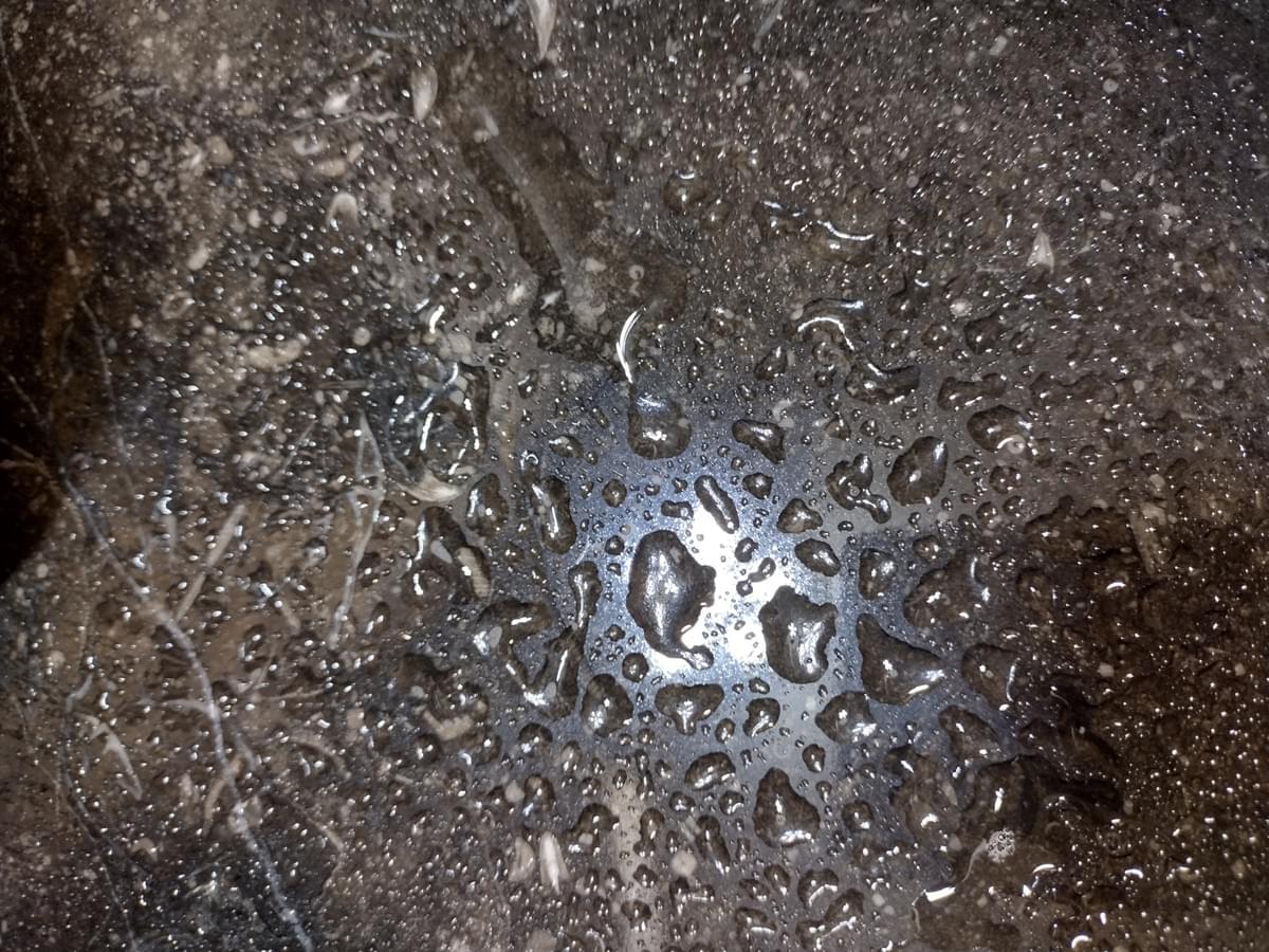 Honed polished sealed limestone countertop