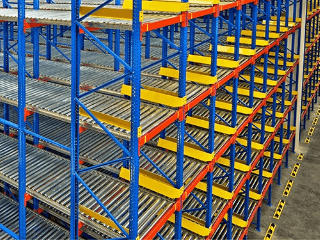 gravitational flow rack