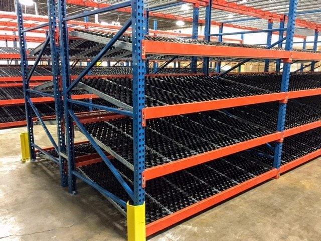 gravitational flow rack