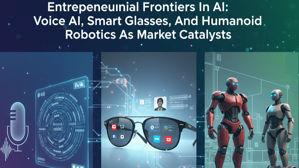 Entrepreneurial Frontiers In AI: Voice AI, Smart Glasses, And Humanoid Robotics As Market Catalysts