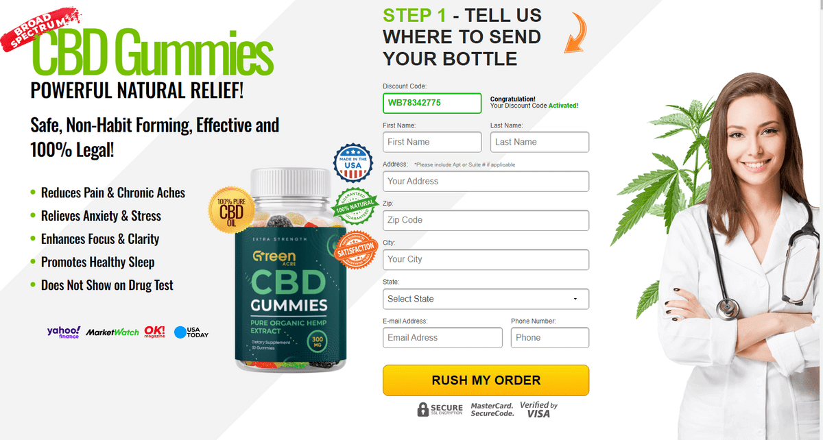 Green Acre CBD Gummies Official site, Reviews [2024] & Price For