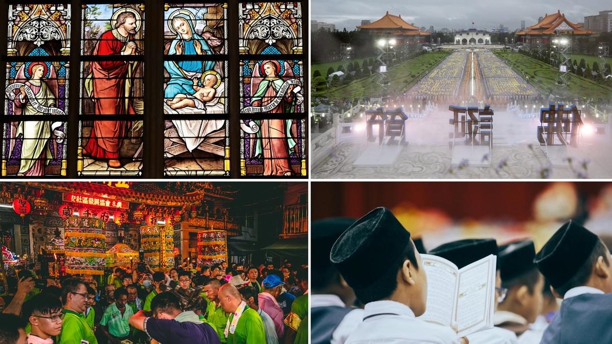 左上：www.pexels.com By Pixabay。右上：Office of the President Official Photo by Lin Yen Ting. CC BY 2.0。左下：www.pexels.com By Kai-Chieh Chan。右下：www.pexels.com By Pok Rie