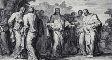 耶穌差派十二門徒踏上宣教之旅的囑咐也太 P 了吧！（取自Wikipedia）