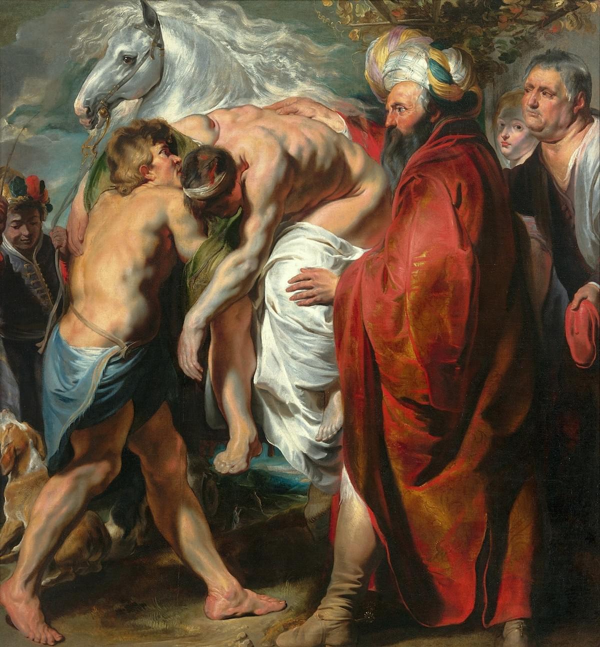 Jacob Jordaensm於 1616年所繪《好撒瑪利亞人》（取自Wikipedia）