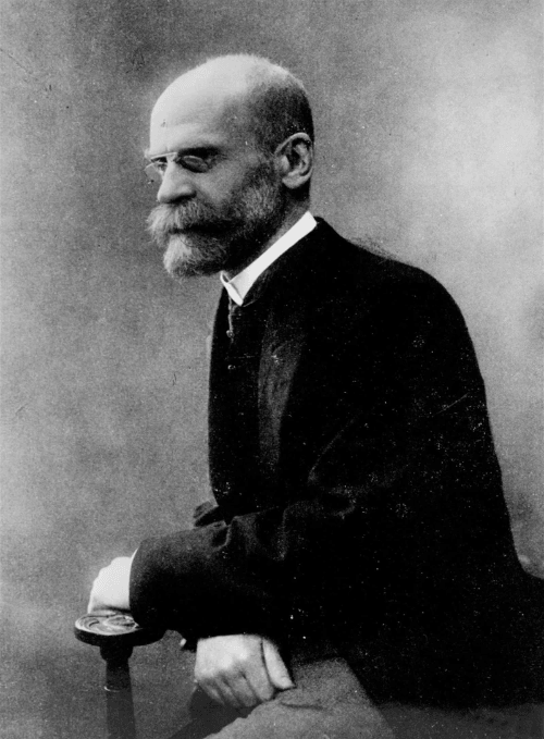 艾彌爾·涂爾幹（Émile Durkheim，1858-1917）為現代社會學的三大奠基人之一。在其著作《宗教生活的基本形式》一書中提出了集體歡騰（effervescence collective）的概念。（取自wikimedia）