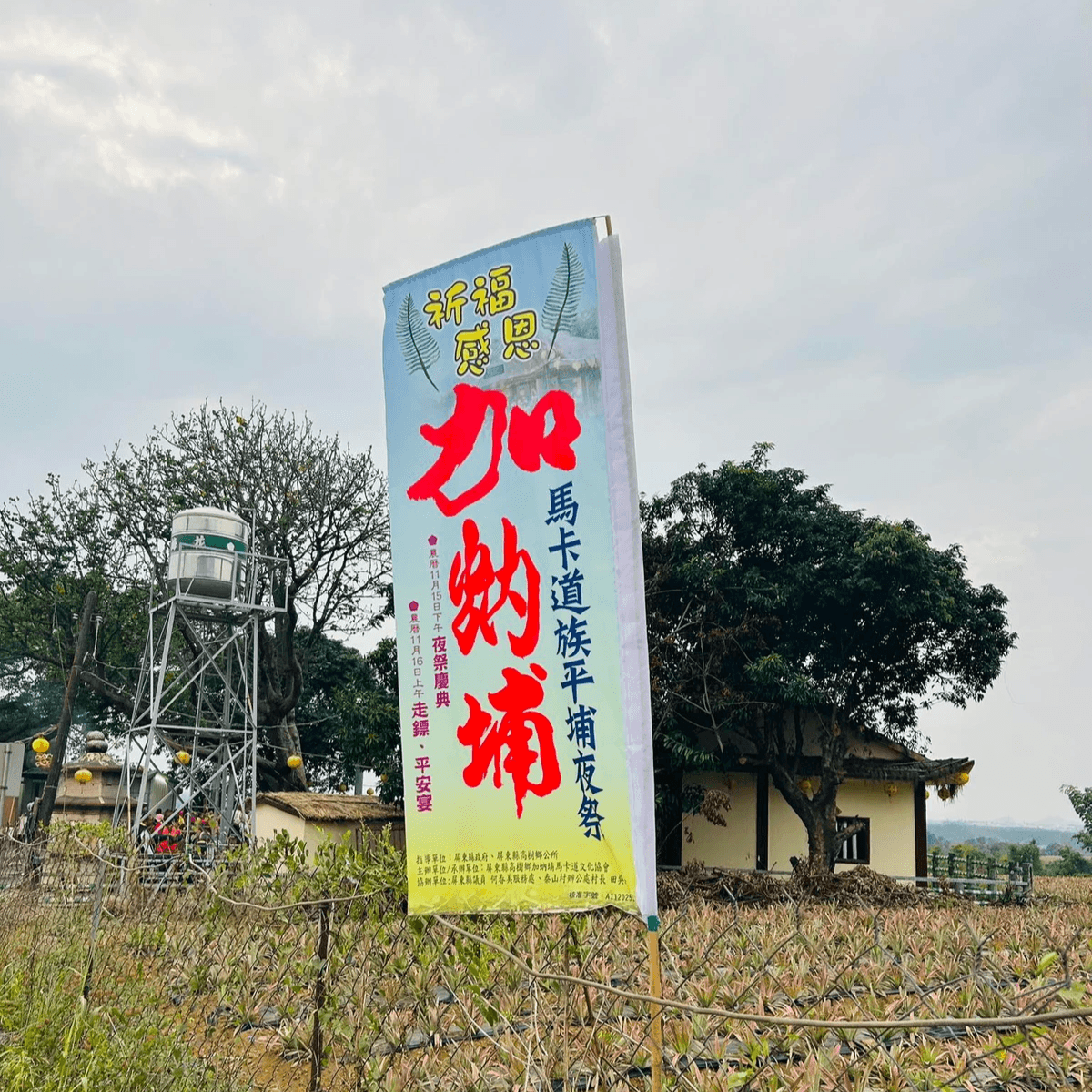 加蚋埔係臺灣屏東縣高樹鄉泰山村之舊名，也可指稱泰山村內部的一個臺灣原住民馬卡道族聚落，以完整的平埔族群夜祭、祈雨祭而知名。