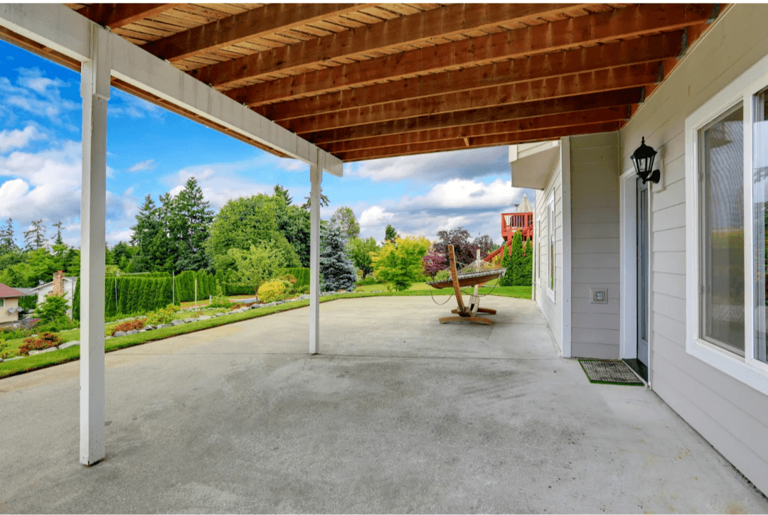 Custom Walkout Patio for customer