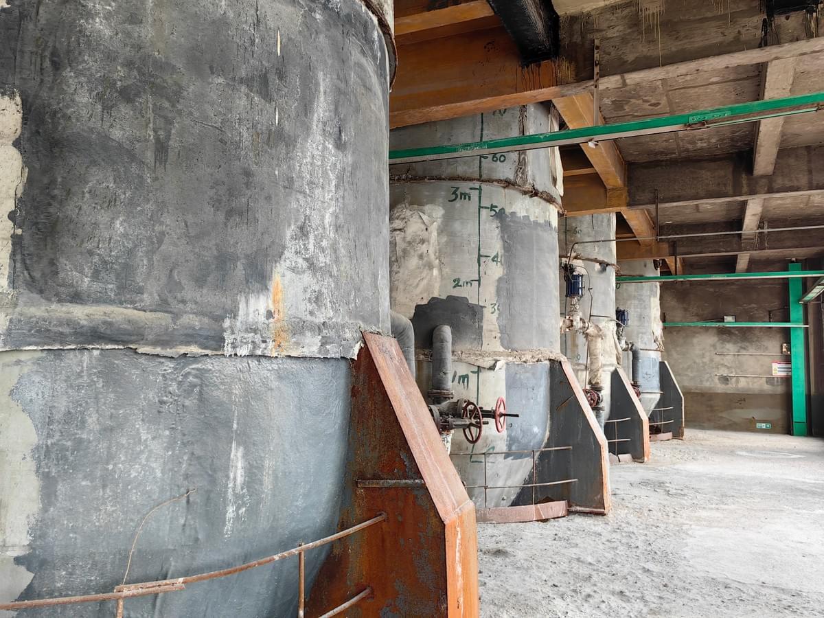 Remodeling Existing Salt Plant, Brine Tank