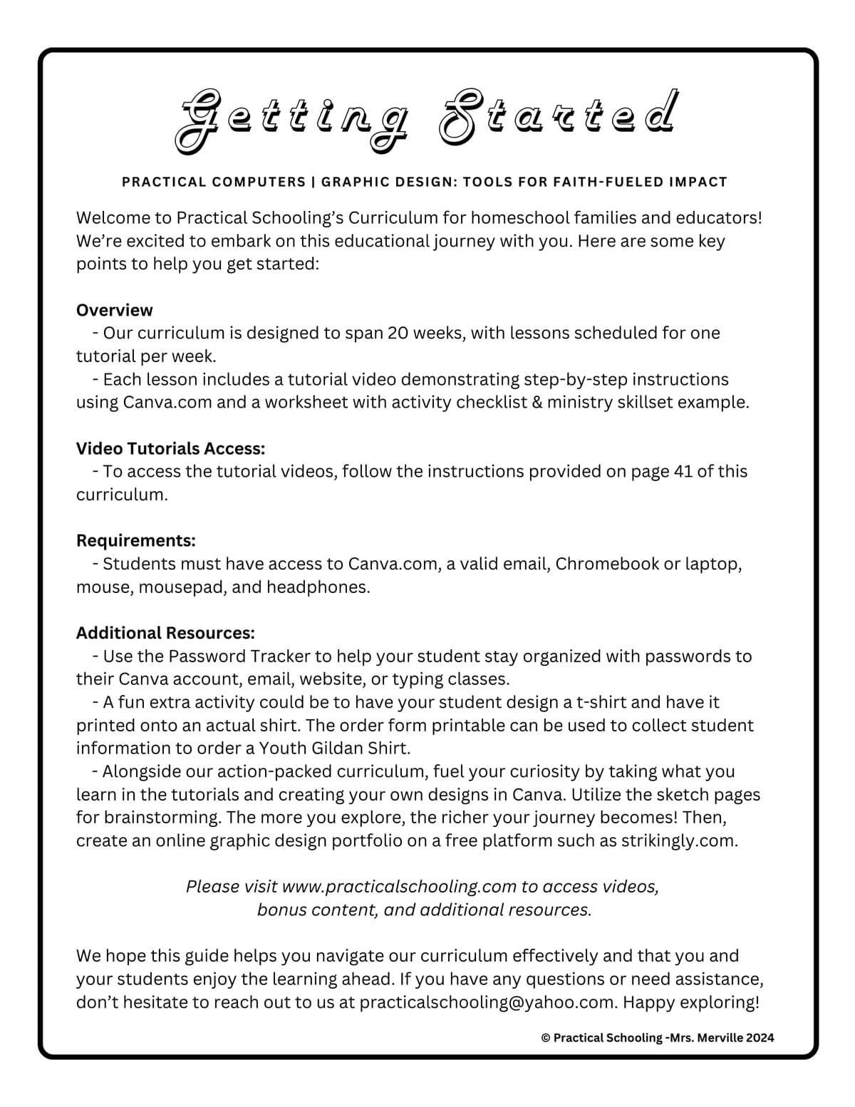Practical Computers: Graphic Design: Tools for Faith-Fueled Impact (PDF Download)