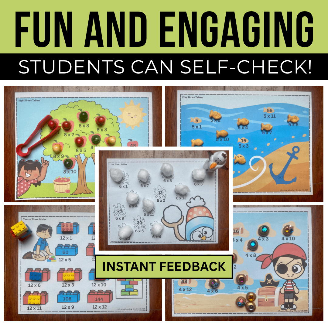 MatheMATics Fluency Mats: 21 Play-based Activity Mats
