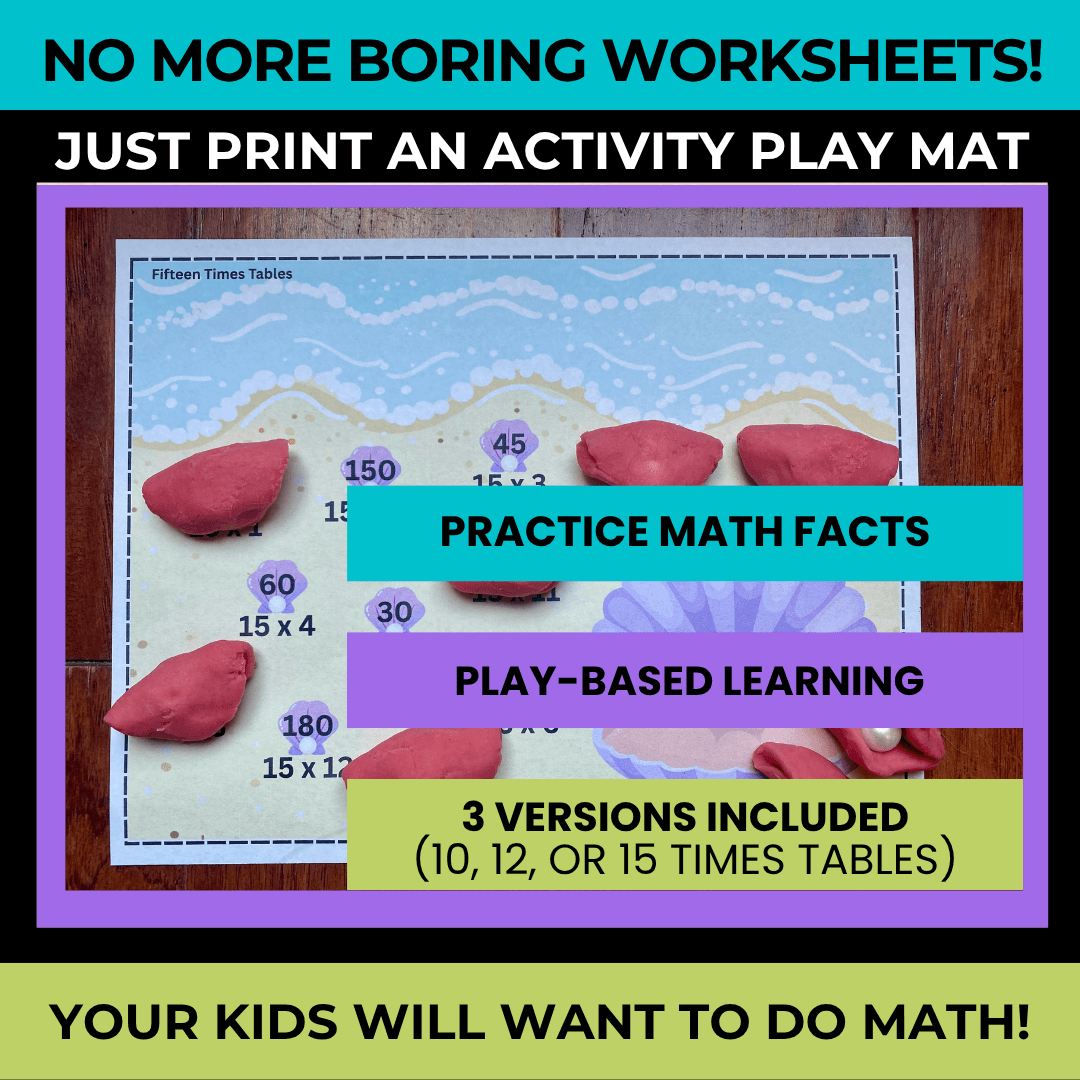 MatheMATics Fluency Mats: 21 Play-based Activity Mats