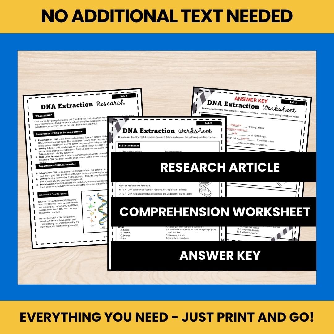 DNA Extraction Lab Activity (PDF)