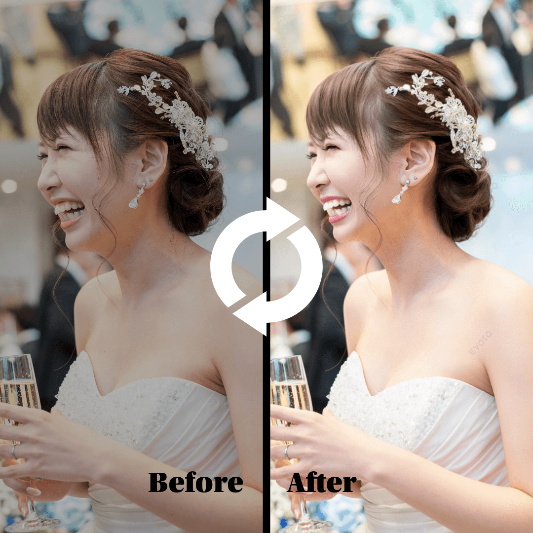 結婚式写真の修正ならスタイルアップ（style up）