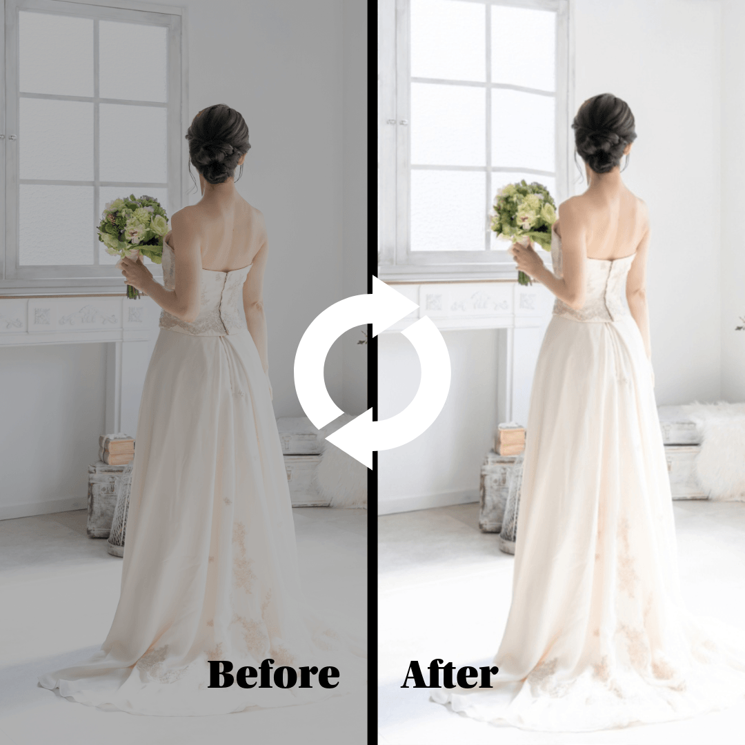 結婚式写真の補正ならスタイルアップ（style up）